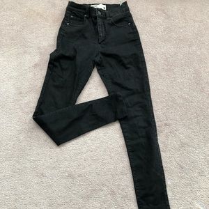 Garage Black High Waisted Pants